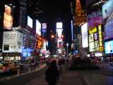 Nightfall in Times Square